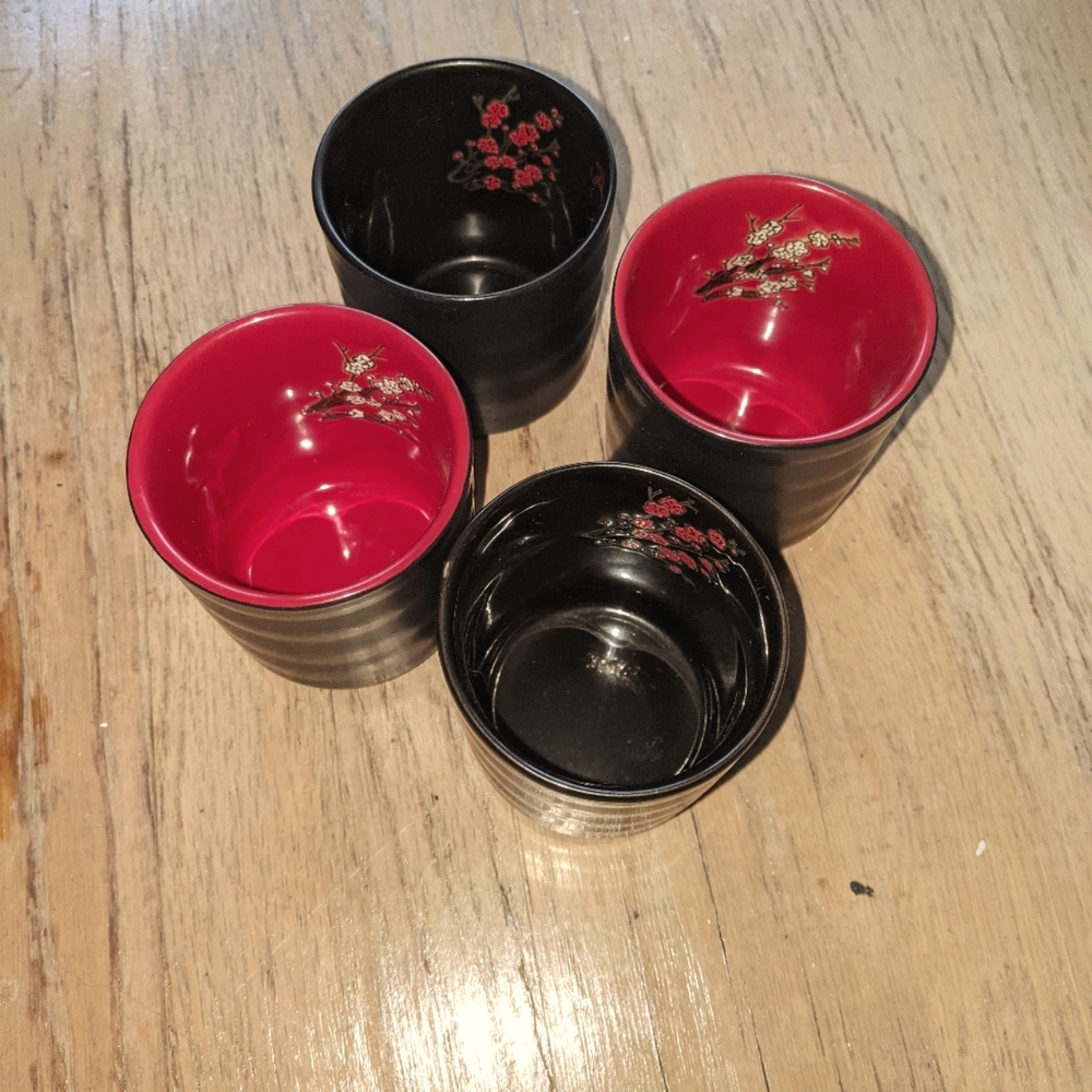 Japanese ceramic tea cups